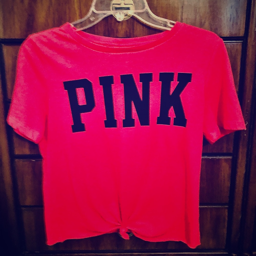 PINK cut off shirt